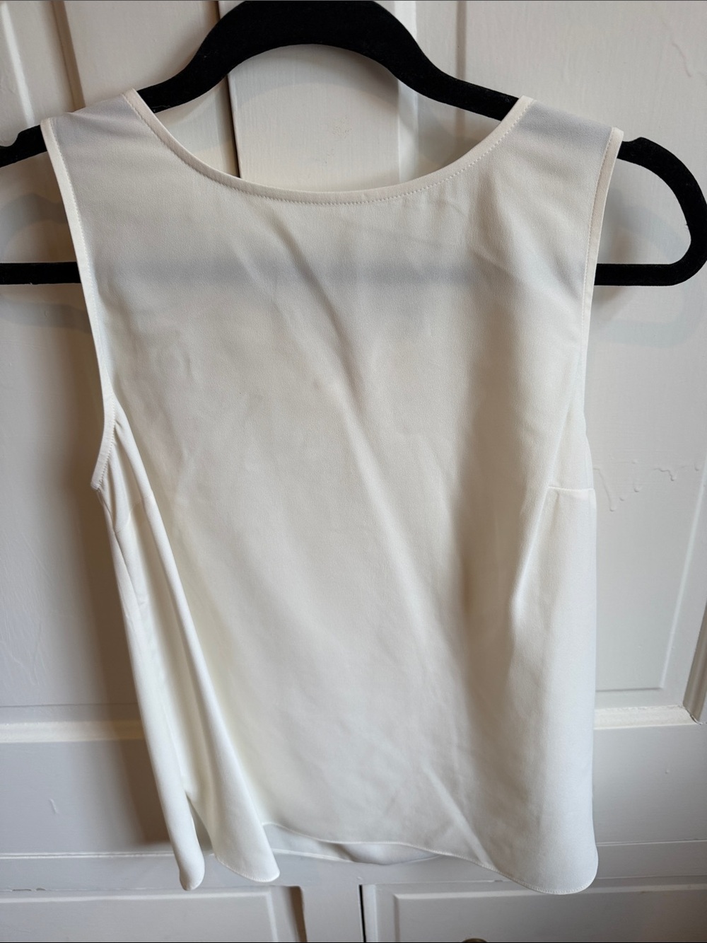 Lark & Ro Cream Sleeveless Boatneck Camisole